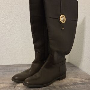 Tommy Hilfiger Brown Riding Boots